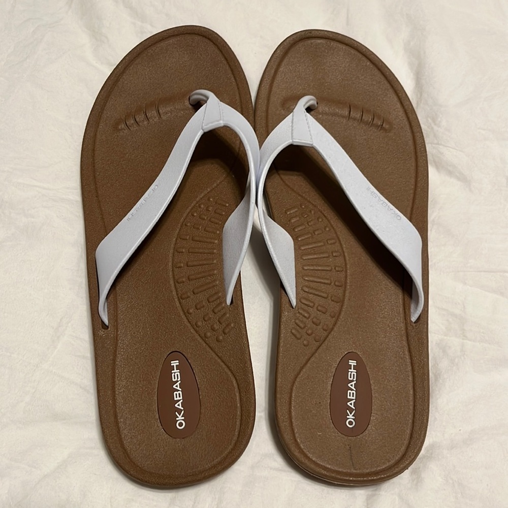 Okabashi flip-flops, size L